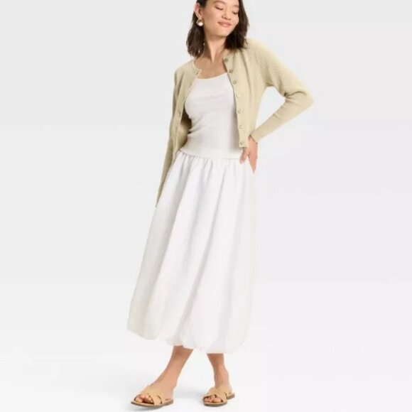 NWOT A New Day/Target Midi A-Line Skirt Size Small - Picture 3 of 7